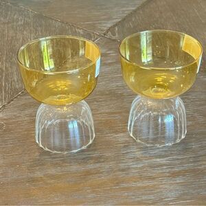 Set of Two Cocktail Glasses